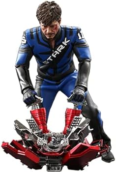 ホットトイズ　トニー・スターク　スーツアップ版　ボーナスアクセサリー付【新品】 Amazon.co.jp: ホットトイズ 【ムービー・マスターピース